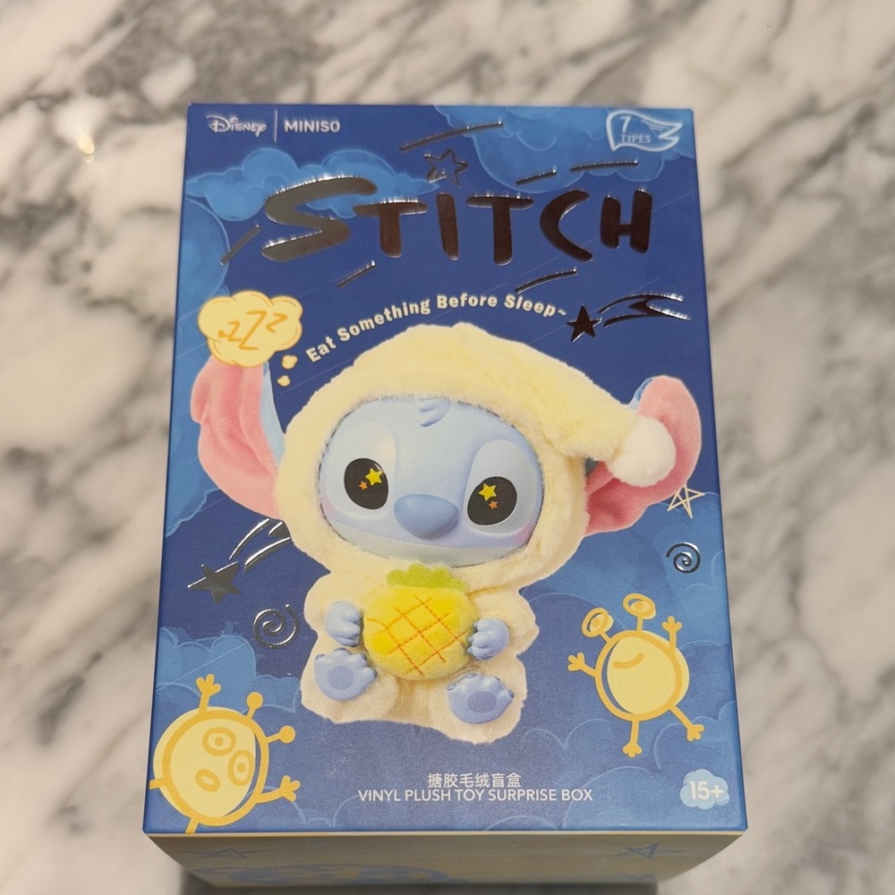 MINISO Disney Stitch Eat Something Before Sleep Blind Box